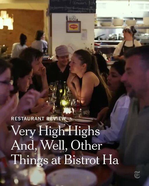 Bistrot Ha on the Lower East Side is, “in its parts, everything I love about dining in New York City,” our chief restaurant critic, Ligaya Mishan, writes in a review. 

It’s scrappy and small, with a dozen squeezed-together tables and seats along a bar. There’s no big money behind it. The owners, Sadie Mae Burns and Anthony Ha, are also the chefs. Dishes are inventive but also rooted, drawing on French tradition, Ha’s Vietnamese heritage and, most intriguingly, where the two intersect. 

At the link in our bio, read the full review on Bistrot Ha by @ligayamishan. Visuals by @yuvsees