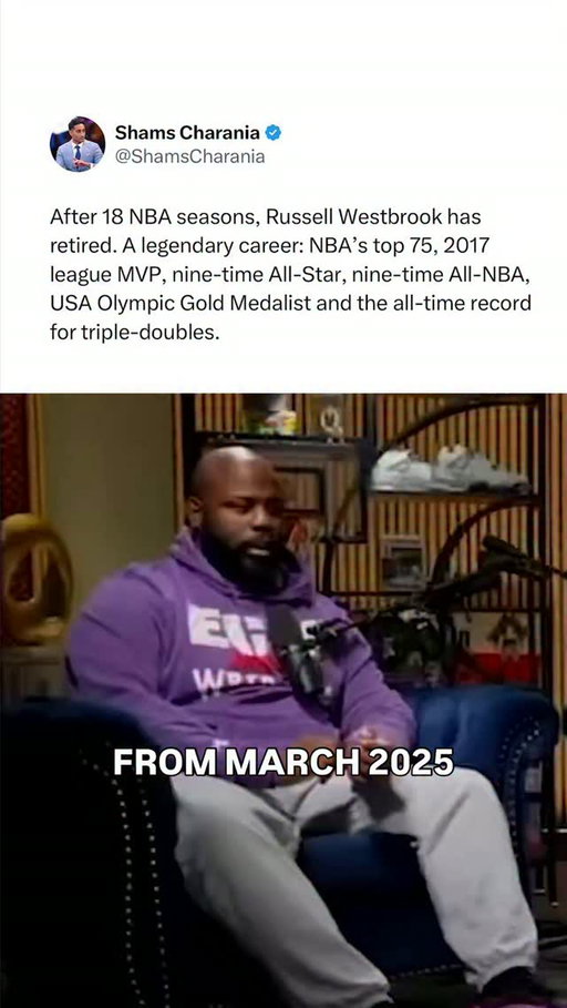 Darrick preaching about Russell Westbrook is music to my ears. 🎶