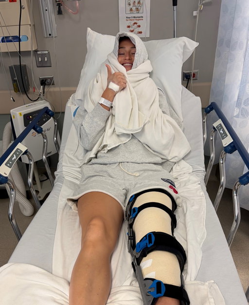Officially on the road to recovery🩷 Grateful for everyone who’s been in my corner through this chapter! Eyes are set on 2027

Just making sure we got the correct leg haha

The juice was HITTINGG