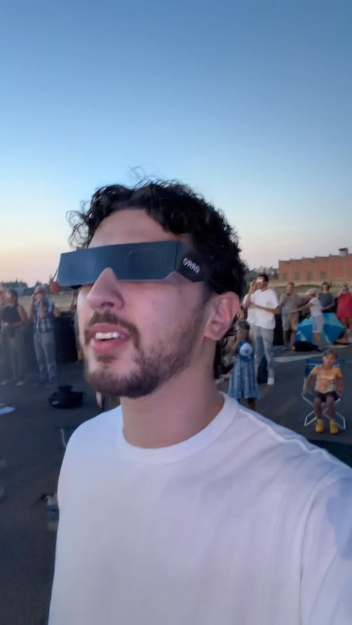 flew all the way to Spain for a total eclipse #epic