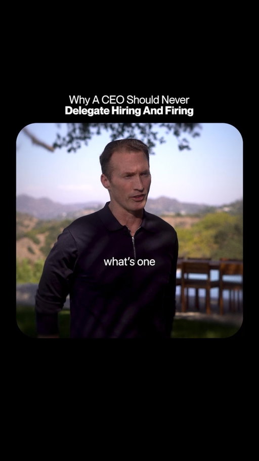Some responsibilities are too important to hand off.

A CEO can delegate tasks, but not ownership of what keeps the company alive.

Revenue.
People.
Culture.

You can build leaders around you, but you still need to know what’s happening at the center of the business.

Delegation should create leverage—not distance.

The bigger the company gets, the more intentional a CEO has to be about what they never stop paying attention to.