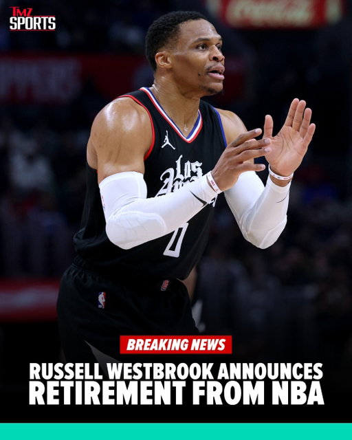 Russell Westbrook just closed the book on his legendary NBA career in the most Hollywood way possible.