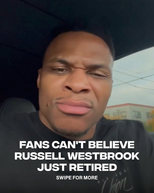 nah ts hurts 💔

Russell Westbrook has officially announced his retirement from the NBA. The former MVP is calling it a career after 18 seasons in the league. Westbrook became one of the most recognizable players of his generation and made NBA history with his triple-double records.

[📸: @russwest44 ]