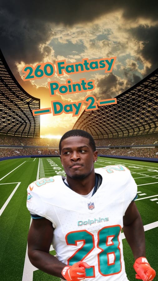 Trying to score 260 Fantasy Football points: Day 2 #fantasyfootball #acshear #nflfilter #260fantasypoints #walterpicks