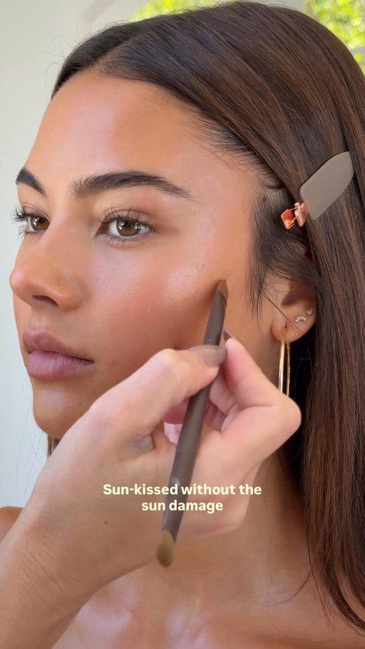 Using @taniellejai BRONZOUR in shade Mocha on our Aussie girl @parisbishop__