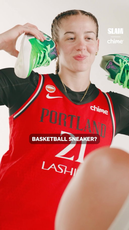 Look good, feel good. Feel good, play good. Mache understood the assignment and cooked up this one-of-one custom pair for Emily Engstler to rock at Portland Fire’s Sneakerhead Night.