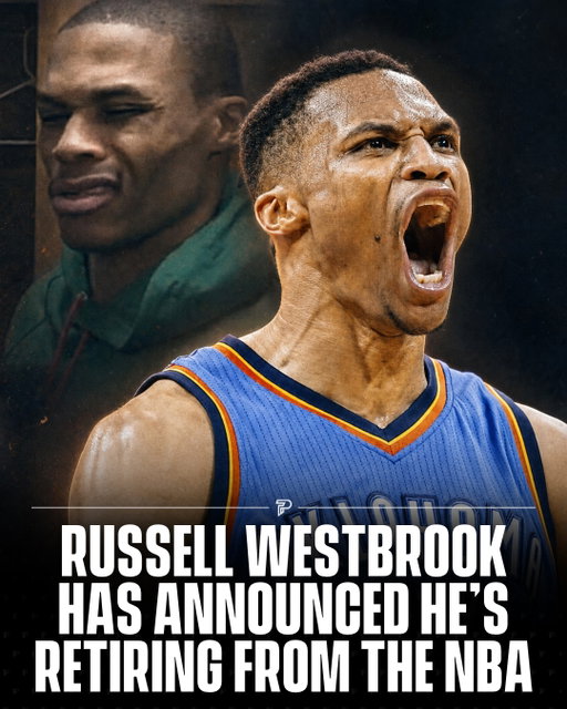 Russell Westbrook has officially retired from the NBA after 18 seasons. 🥹🏀

A 2017 MVP, 9× All Star and 2× scoring champion, Westbrook leaves the league as its all time leader in triple doubles with 209. He also led the NBA in assists three times and became just the second player ever to average a triple double for a full season, eventually doing it four times. 🏆🔥

One of the most explosive players of his generation is officially calling it a career. ❤️

#Pubity #RussellWestbrook #NBA #Basketball