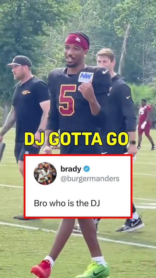 Jayden Daniels was NOT feeling the tunes at training camp 😂

(via TheDentonDay/X, @ralphvacchiano, h/t burgermanders/X)