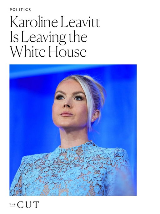 Today, President Donald Trump announced that White House Press Secretary Karoline Leavitt, who recently gave birth to her second child, is stepping down from her role just weeks after returning from maternity leave.

Her departure follows a string of exits from high-profile women in the administration over the past few months. (Trump fired both Attorney General Pam Bondi and Homeland Security Secretary Kristi Noem, while Labor Secretary Lori Chavez-DeRemer resigned from her post amid an investigation into alleged misconduct.) At the link in bio, read more on Leavitt's resignation, including statements she and Trump shared about her departure.

Photos: Getty Images