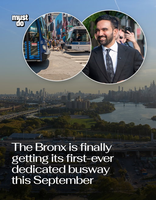 A major change is coming to bus travel in the Bronx.

Mayor Zohran Mamdani and NYC DOT have broken ground on the Bronx’s first dedicated busway, which is set to launch along Tremont Avenue on September 19.

The project will create one mile of dedicated busway, plus another 0.26 miles of bus lane, with the goal of making trips faster and more reliable for the 39,000 people who ride buses along the corridor each day. The Bx36 currently moves at less than 5 mph during rush hour.

Once launched, the busway will operate from 6 AM to 8 PM, seven days a week. Buses, qualifying trucks, emergency vehicles and Access-A-Ride vans will be able to travel through the corridor. Other vehicles can still enter for local access, pickups and drop-offs, but will generally need to exit at the next available right turn.

The redesign also includes pedestrian safety upgrades, new loading zones and connections to eight subway lines and Metro-North.

Swipe for a breakdown of where the new busway will run and what drivers need to know.

By the way, we have a weekly newsletter rounding up what’s worth doing and knowing about in NYC. One newsletter. Once a week. Link in bio.

Media via Shutterstock/@nycmayor

#mustdonyc #nycbuses #bronx