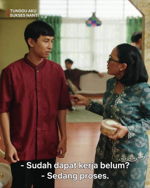 Tante rempong kayak gini pasti adaaa aja di tiap keluarga 🥲
Tonton perjuangan Arga mencari kerja, di film Tunggu Aku Sukses Nanti yang sekarang udah masuk Netflix!