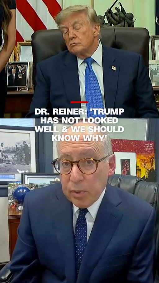 Doctor Jonathan Reiner is raising concerns about President Trump’s health in a scathing New York Times op-ed titled “I Was Dick Cheney’s Cardiologist. Trump Has Not Looked Well, and We Should Know Why.” Dr. Reiner tells Erin Burnett the president’s pattern of falling asleep in public is ‘most disturbing’ but also points to the bruises on his hands and swollen legs as areas of concern.