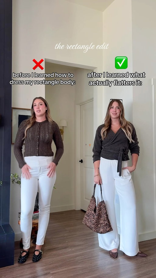 Proof it’s not your body, just how you’re styling it! Comment YES for links + save this for your next fall outfit! 

➡️ follow @macymalonee for more rectangle body styling tips! https://liketk.it/6kJCA
