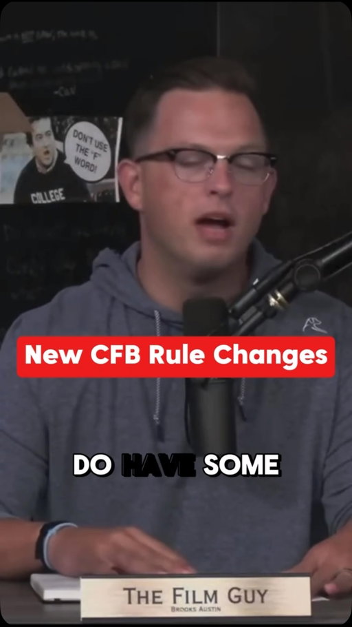 New #collegefootball rules