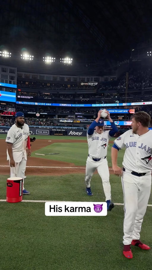 The guys went the extra MYLE for revenge 😌 #BlueJays50