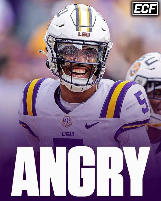 Jayden Daniels’ attorney has informed LSU that they can no longer use his name, image, or likeness… 😬

Daniels felt “profoundly disrespected” after LSU allowed DJ Pickett to wear his #5 jersey

“Jayden made it clear that he did not want his number given to another player, and he believed his wishes would be respected,”

Daniels believes he is being treated differently than Joe Burrow, whose #9 jersey has not been worn since his Heisman winning season 

His jersey has not been retired by LSU fyi… 

Thoughts? ⬇️