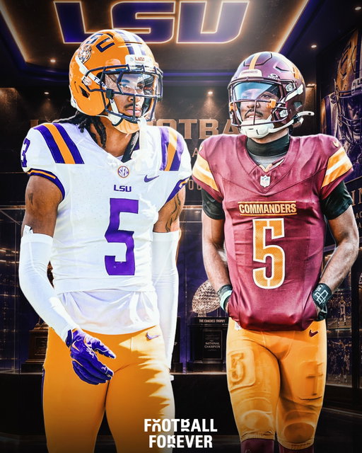 BREAKING: An attorney representing Commanders QB Jayden Daniels informed LSU it can no longer use his name, image, and likeness and said he felt "profoundly disrespected" after the school allowed cornerback DJ Pickett to wear his No. 5 jersey in Baton Rouge.

While Daniels' jersey hasn't been retired by the Tigers, it's the first time a player has worn No. 5 since he left the program for the NFL.

"The Daniels family is deeply disappointed and feels profoundly disrespected by LSU's decision to give Jayden's number to another player. Jayden and his family had every reason to believe that his number would remain a meaningful part of his LSU legacy and would be honored and protected in recognition of his extraordinary contributions to the university," the statement from Daniels' spokesperson said.

"Jayden made it clear that he did not want his number given to another player, and he believed his wishes would be respected. His Heisman Trophy-winning season and everything he accomplished on and off the field cemented his place in LSU history. To see his number given to another player is incredibly disappointing and feels like a failure to honor the significance of what Jayden accomplished at LSU."

Pickett wore a No. 3 jersey during his first season with the Tigers in 2025 when he was named a freshman All-American. He led LSU with three interceptions to go with 37 tackles and one sack in 524 defensive snaps.

Daniels played two seasons at LSU from 2022-23. 

(via ESPN)