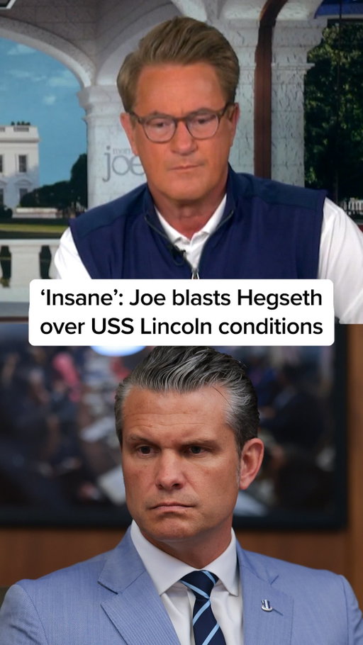 Sailors aboard the USS Lincoln have been deployed for more than 260 consecutive days at sea, a modern-day record. Now their family members are sounding the alarm over worsening conditions on the ship. @joescarborough blasts Defense Secretary Pete Hegseth, whose preoccupation with DEI policy, he says, is harming military readiness. #news #politics #military #petehegseth #iran