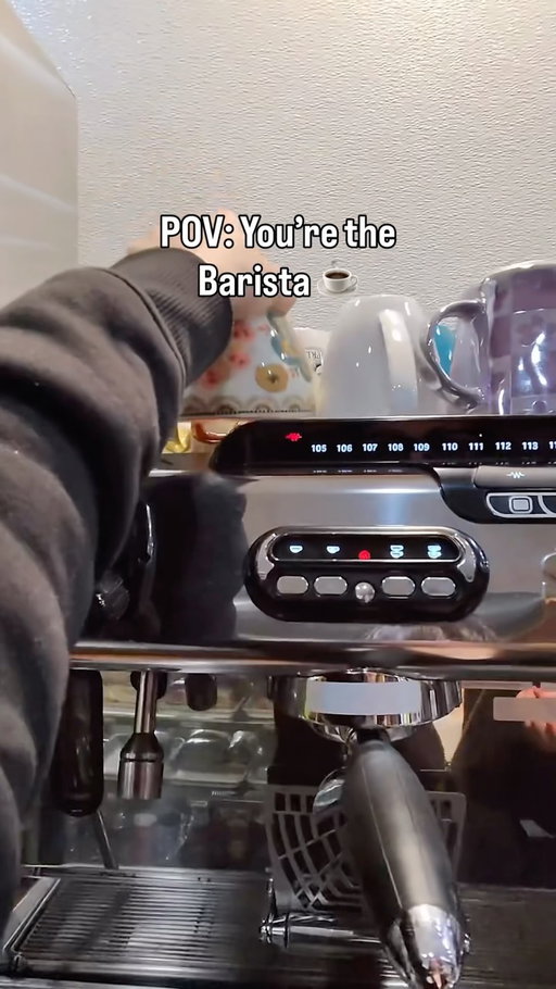 What it looks like making your coffee, but from our POV ☕️