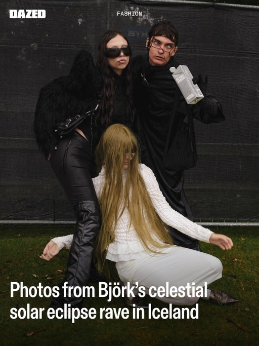 Last night, @bjork threw a rave on the outskirts of Reykjavik to celebrate the solar eclipse. The Iceland native wore a Robert Wun ensemble to mark the occasion, setting the tone for otherworldly fashion.⁠
⁠
Joining her to perform DJ sets were the likes of Arca, Ronja and Sideproject, meanwhile attendees travelled from as far away as Hawaii and Japan.⁠
⁠
Björk appeared on stage moments after the total eclipse had happened, making a biblical entrance as the light returned. Naturally, she closed her set with Rosalía’s “Berghain”, which she features on.⁠
⁠
Tap the link in bio to see more 🔗⁠
⁠
✍️ @isobelvandyke⁠
📸 @xander.film⁠
⁠
#DazedFashion