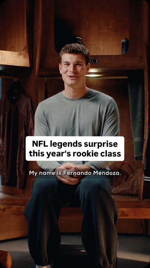 They put in the work to get here. So we called a few @nfl legends together to help welcome this year’s rookies to the league.

Starring:
The Rookies 🏈
@buffalobills WR Skyler Bell (@ju1cebell)
@rams QB Ty Simpson (@ty_simpson06), TE Max Klare (@maxklare)
@raiders QB Fernando Mendoza (@fernandomendoza)
@azcardinals RB Jeremiyah Love (@jeremiyahlove)
@nyjets DE David Bailey (@david_bailey_33) WR Omar Cooper Jr (@o.cooper11)
@dallascowboys S Caleb Downs (@calebdowns)
@ravens WR JaKobi Lane (@cantguardjak)
@philadelphiaeagles WR Makai Lemon (@makailemon) TE Eli Stowers (@itselistowers)  QB Cole Payton (@colepayton9)
@atlantafalcons WR Zachariah Branch (@zachariahbranch)
@miamidolphins WR Caleb Douglas (@cddouglas_) WR Chris Bell (@legendarychris._)
@49ers RB Kaelon Black (@kaelonblack6)
@chargers WR Brenen Thompson (@brenen_thompson11)
@chicagobears WR Zavion Thomas (@zavion1k_)
@steelers QB Drew Allar (drew.allar)
@nygiants LB Arvell Reese (@arvxll)
@broncos RB Jonah Coleman (@jonahcoleman)
@titans WR Carnell Tate (@carnelltate) RB Nick Singleton (@nick.singleton10)
@commanders LB Sonny Styles (@sonnystyles_)

The Legends 🏈
Marcus Allen (@marcuslamarrallen)
Tom Brady (@tombrady)
DeSean Jackson (@0ne0fone)
Von Miller (@vonmiller)
Jerry Rice (@jerryrice)
Rob Gronkowski (@gronk)
Barry Sanders (@barrysanders)
Aaron Donald (@aarondonald99)
Steve Smith Sr (@stevesmithsr89)
Tim Brown (@81timbrown)
Peyton Manning (@peytonmanning)
Eli Manning (@elimanning)
Carson Wentz (@cj_wentz11)
Luke Kuechly (@lkuechly)