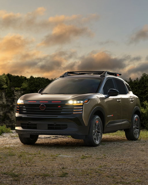 More exploring. Less planning. Meet the adventure-ready new 2027 Kicks Rock Creek

#KicksRockCreek #AdventureReady #Nissan #ModeAventure
*All-terrain tires optional accessory.

Plus d’exploration. Moins de planification. Voici le Kicks Rock Creek 2027, prêt pour l’aventure.
* Pneus tout-terrain en option.