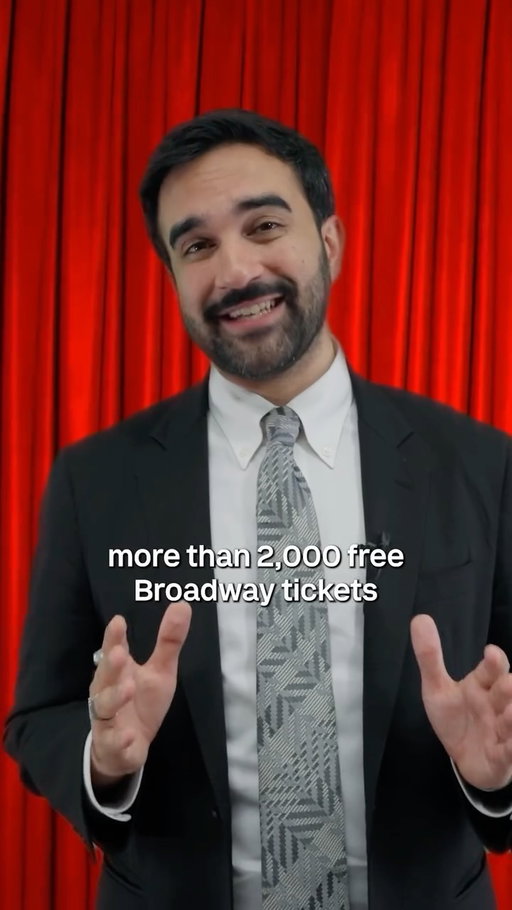 People come to New York City from all over the world to experience Broadway. The kids who grow up here should be able to do the same.

We’re partnering with @tdfnyc to give away over 2,000 free Broadway tickets to NYC High School students through a free-to-enter lottery.

Break a leg, high schoolers! Enter the lottery now at on.nyc.gov/broadway