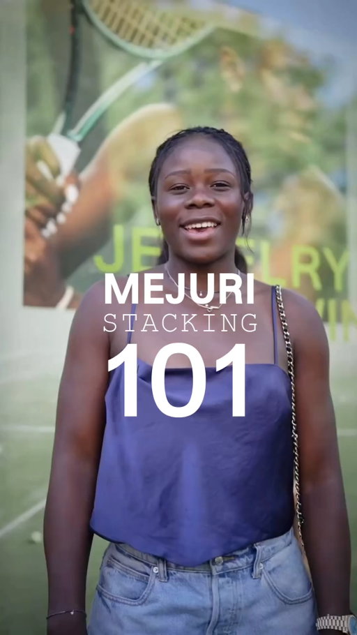 vicky’s stack is almost as enviable as her tennis skills. the good news? one takes a quick trip to your closest mejuri store. the other takes 19 years of practice.

shop vicky’s look in store or online for up to 25% off. 

*exclusions and minimum spend apply.