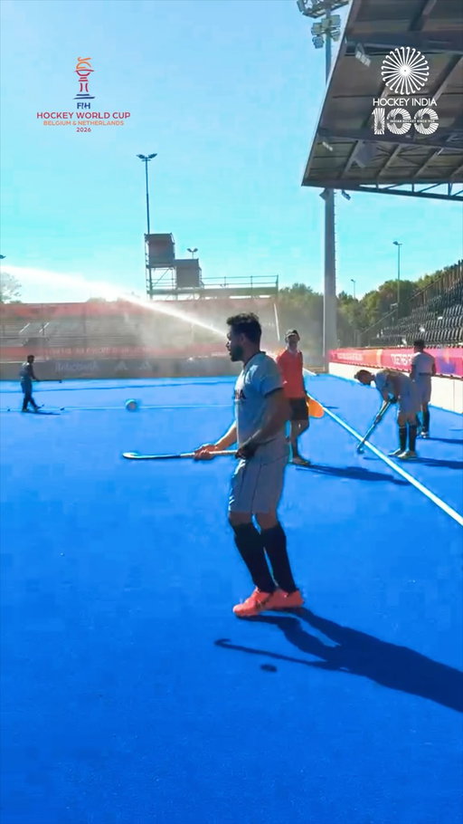 THE FINAL PUSH BEGINS! 🇮🇳🔥

The Indian Men’s Team is turning every drill, every sprint and every hit into preparation for the biggest stage, with the FIH Hockey World Cup Belgium & Netherlands 2026 just around the corner. 🏑💪

We open campaign against Wales on Aug 15 at 4:30pm IST. 

📺 Star Select 2 (SD+HD) + Khel & JioHotstar and DD Sports (DD Free Dish)

#HockeyIndia #IndiaKaGame #HWC2026 #RoadToTheWorldCup