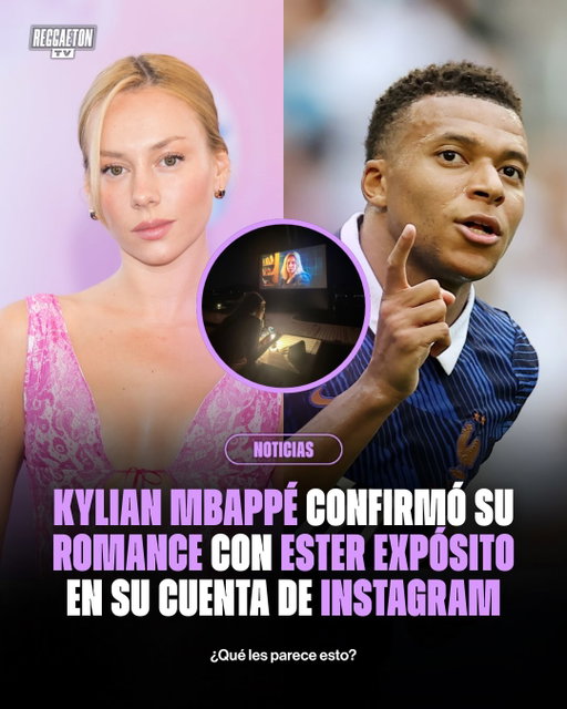 Kylian Mbappé habría hecho oficial su romance con Ester Expósito. Después de meses de especulaciones y varias apariciones juntos en París, Barcelona e Ibiza, el delantero del Real Madrid incluyó por primera vez a la actriz española en una publicación de Instagram.

La protagonista de Élite aparece de espaldas en una de las imágenes de sus vacaciones, disfrutando de una película al aire libre desde un yate. Aunque su rostro no es visible, sus seguidores no tardaron en reconocerla.

Los rumores comenzaron a crecer a principios de año y tomaron aún más fuerza durante el Mundial 2026, donde diferentes reportes aseguraron que Expósito estuvo presente para apoyar al futbolista en algunos de sus partidos con Francia.

Ahora, esta publicación parece ser la señal más clara hasta el momento de que Mbappé y Ester Expósito están juntos.