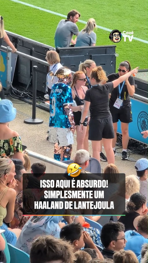 ISSO AQUI NÃO EXISTE! 😂

Se liga nessa figuraça que o nosso @fredcaldeira encontrou no treino do Manchester City! Se a gente achava que o brilho do Haaland era só em campo...

#Original #ElencoCazeTV #PremierLeaguenaCazeTV #cztv43 #Haaland