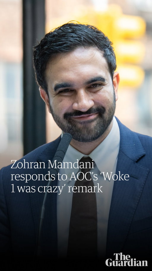 'Sometimes, what people believe can change'

Zohran Mamdani was asked about Alexandria Ocasio-Cortez's recent remarks that 'Woke 1 was crazy' during a press conference on Wednesday.

AOC had been asked during an ABC interview on Sunday about the Wisconsin gubernatorial candidate Francesca Hong's past tweets that had included calls for the police to be defunded and prisons to be abolished.

"I have a local city council member who says this saying: Woke 1 was crazy," she said, referencing the New York City council member Chi Ossé.

"My understanding is that Francesca Hong has made clear her present stances to her electorate," she said. "And she's moved away from that."