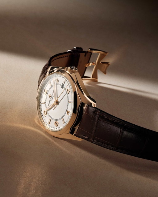 Where Elegance Finds Its Enduring Rhythm

In 1956, a design that would forever shape Vacheron Constantin's vision of time emerged. Today, the Fiftysix self-winding timepiece carries this legacy forward with retro-contemporary elegance. Its distinctive lugs, each a subtle echo of the Maltese cross, frame a monochrome dial where alternating gold Arabic numerals and hour-markers dance across a double opaline-sunburst effect.

This interplay of light and shadow reveals a depth that only the discerning eye can truly appreciate, a testament to a design profoundly relevant from its inception to this very day.

Ref: 4600E/000R-B441

#VacheronConstantin #OneOfNotMany