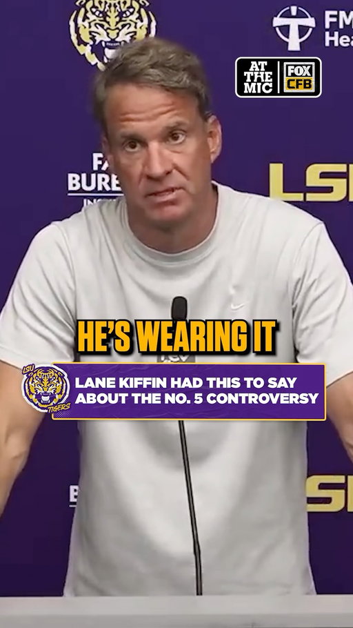 Lane Kiffin weighed in last week on DJ Pickett taking over Jayden Daniels’ former No. 5 at @lsufootball 

(via @lsusports)