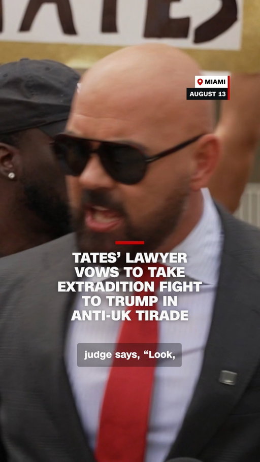 As Andrew and Tristan Tate fight an extradition request from the United Kingdom on sex-crime charges they deny, including rape and sex trafficking, attorney Joseph McBride vowed to appeal to President Donald Trump and Secretary of State Marco Rubio to block their removal.