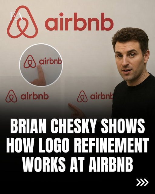A logo isn’t just decoration—it’s one of the clearest expressions of a company’s identity.

Airbnb CEO Brian Chesky understood this even after the company reached massive scale. He still saw ways to refine the brand rather than treating its identity as untouchable.

That’s the power of thoughtful design: a great logo doesn’t simply identify a company. It captures its personality, values, and story in a single mark.