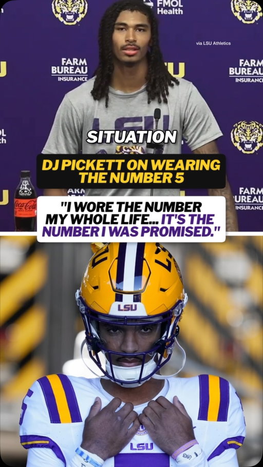 DJ Pickett comments on Jayden Daniels’ frustration with him wearing the Number 5 🗣️