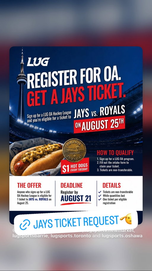 Story by lugsports.mississauga on Aug 13, 2026
