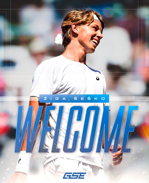Excited to welcome the Australian Open Jr Champion and world #4 ranked junior Ziga Sesko to GSE!