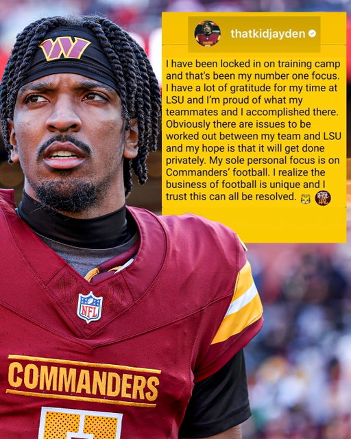 Jayden Daniels shared a statement regarding the cease-and-desist letter his attorney sent to LSU.