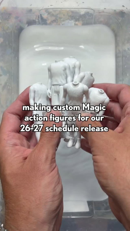 we made custom Magic action figures for our schedule release 🔥
 
shoutout @sircollectalot 
.
.
these figures will be available for auction this season to benefit the Orlando Magic Youth Foundation 🪄