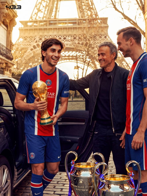 𝐂𝐎𝐌𝐈𝐍𝐆 𝐓𝐎 𝐏𝐀𝐑𝐈𝐒 𝐀𝐒 𝐀 𝐖𝐎𝐑𝐋𝐃 𝐂𝐔𝐏 𝐇𝐄𝐑𝐎 🦸

Ferran Torres has had to deal with a lot of criticism, but when his country needed him most, he was there, helping Spain win the World Cup. 🏆🇪🇸

Now he will play alongside his Spain teammate Fabián Ruiz and reunite with his former coach Luis Enrique. 🫂

Maybe another hero role in the UCL final next? 😏