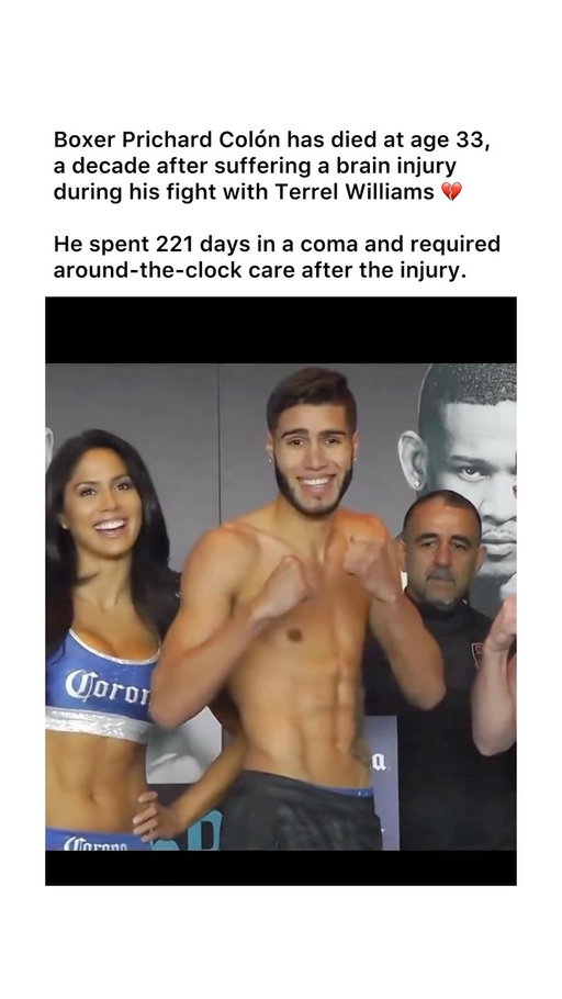 The story of Prichard Colón has always destroyed me… and today he sadly passed at the age of 33. His entire life and career was stolen from him all because of the negligence of his opponent 💔

May he forever rest in peace 🙏