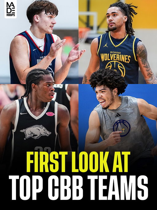 Here’s our first look at some of the top ranked CBB programs for the 2026-27 season👀🔥

Which team are you most excited to see this year?🤔