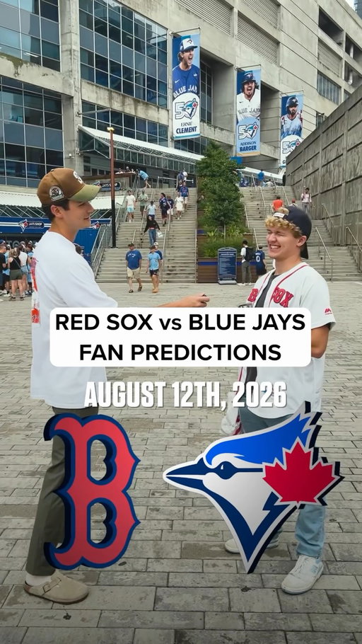 Safe to say there were some OVERCONFIDENT Red Sox fans at the Rogers Centre this week