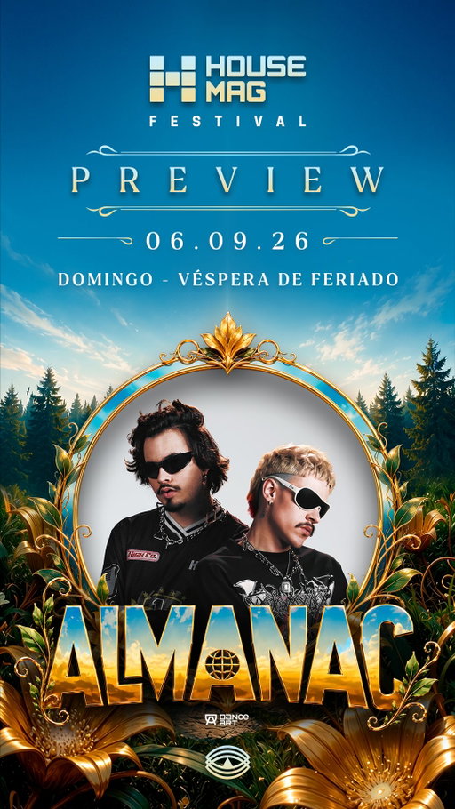 @duoalmanac está confirmado no Preview do @housemagfestival 🔥

Desde 2016, Dave e Lester vêm construindo uma identidade que transita pelo House e Tech House, levando o Almanac aos principais palcos do Brasil e do mundo.

Com lançamentos por selos como Ministry of Sound, Spinnin’ Records, CONFESSION e HEXAGON, o duo acumula suporte de nomes como Diplo, Vintage Culture, Cloonee, Martin Garrix, Tiësto e Alesso.

Rock in Rio, Lollapalooza, Ultra Music Festival, Green Valley e Surreal Park já fazem parte dessa trajetória.

Já garantiu seu ingresso para o festival? Você pode emitir gratuitamente o ingresso do Preview até 15/08. As instruções foram enviadas por e-mail.

🎫 Ainda não garantiu o seu? Acesse blueticket.com.br