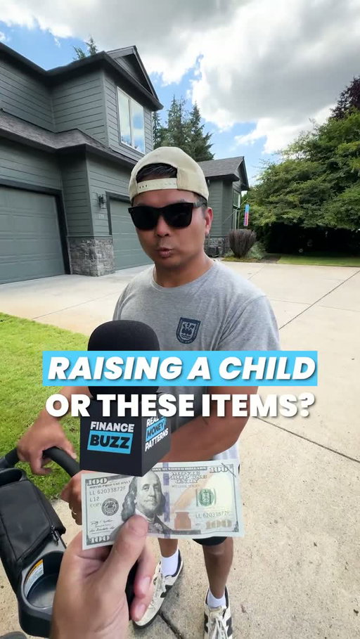 I challenged a dad on the street to a trivia game to see if he could guess what costs more: raising a child to eighteen or buying massive luxury items. He successfully guessed that a kid costs more than a brand-new Tesla, a Harvard education, and a house in Texas, but he hilariously argued the math when he found out a Lamborghini Aventador still beats the $350,000 price tag of raising a child!⁠
⁠
While it is entertaining to compare the cost of a baby to a supercar, ignoring the massive, long-term expenses of raising a family is a terrible approach to daily money management. When you don't factor significant life events into a realistic personal budget, it becomes dangerously easy to fall into bad spending habits that drain your resources. Failing to plan for your family's future will inevitably leave you living paycheck to paycheck, regardless of your income level. Developing true financial literacy means understanding exactly how much your lifestyle costs and preparing for those major milestones. Genuine wealth building requires you to make intentional, smart money moves that protect your family from unexpected financial stress. The ultimate goal of financial independence is to have complete confidence in your financial foundation, so you can afford to give your kids a great life without constantly worrying about the price tag.⁠
⁠
This video is proudly sponsored by FinanceBuzz, the ultimate platform to simplify your financial decisions. If you want to build a bulletproof financial plan, they make it incredibly easy to compare personal financing options, find the best debt consolidation loans to manage high interest, or do a proper cash back credit cards comparison to safely earn rewards on every purchase. It is the smartest way to protect your cash and grow your wealth. ⁠
⁠
#wealthbuilding #RealMoneyPatterns #financechannel #familyfinances #moneytrivia