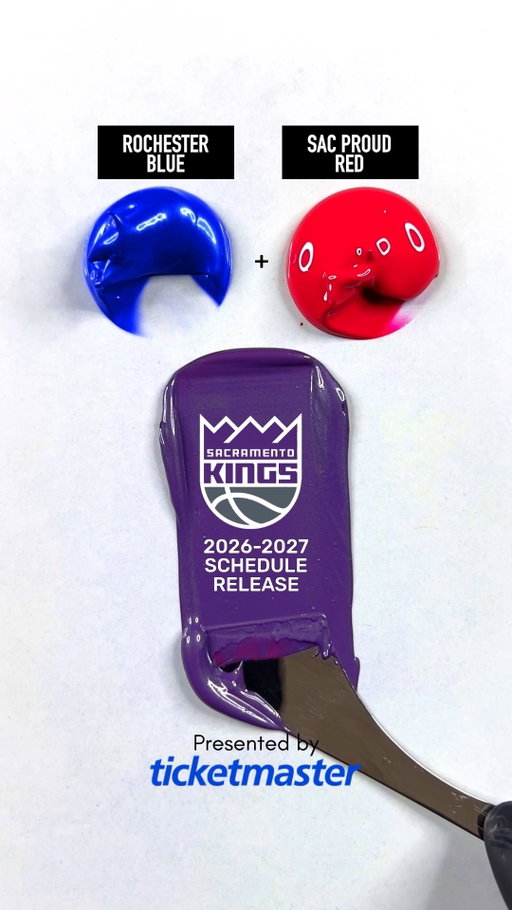 turn your volume up 🔊 tell us your favorite swatch, and it better be purple 👑
⠀
view the full schedule and find tickets at Kings.com/Schedule
⠀
Schedule Release presented by @ticketmaster