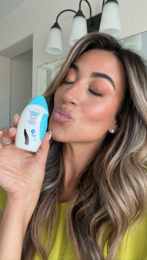 #Ad #FlonasePartner I spend way too much money on makeup to let my allergies ruin it. 😅😂 Turns out the best makeup prep starts before I even open my makeup bag and that’s why @flonase Sensimist has earned a permanent spot on my vanity. What other adult habits are secretly making the biggest difference in your beauty routine? Shop now, link in my bio.