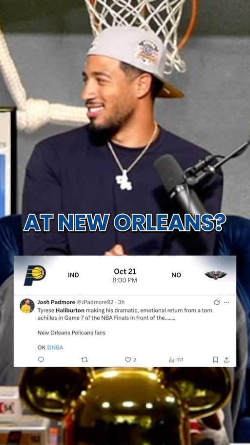 I really thought Tyrese Haliburton and the Pacers would have had a national TV game to start the season... 😔